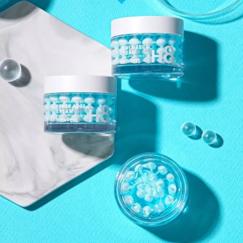 YABUKO MEDI-PEEL Power Aqua krēms, intensīvi mitrinošs sejas krēms 50ml ar zīdainu tekstūru un svaigu izskatu.