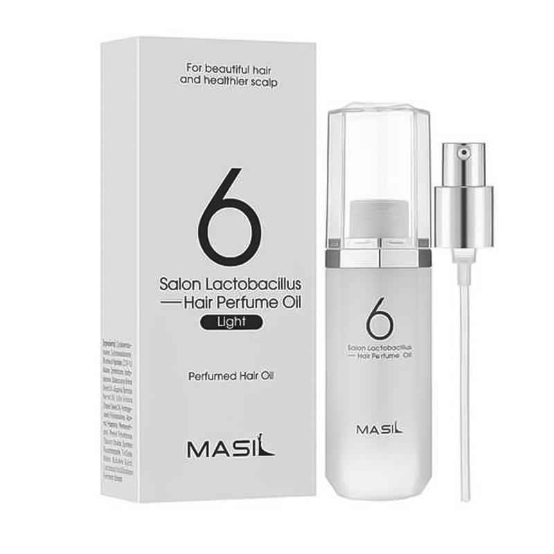 Parfimētā Matu Eļļa Masil 6 Salon Lactobacillus Hair Perfume Oil Light 66ml
