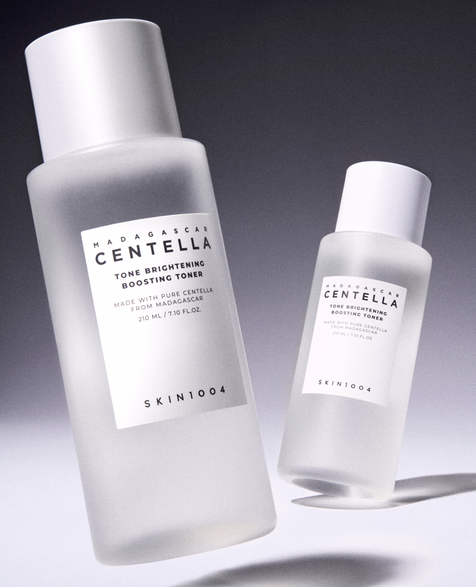 YABUKO SKIN1004 Madagascar Centella toniks ar gaišinošu un mitrinošu efektu, 210 ml, veselīga ādas kopšanai.