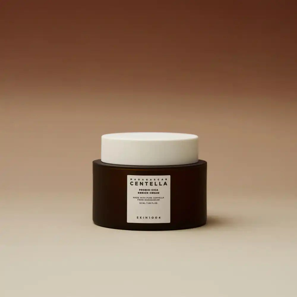 YABUKO Skin1004 Centella Probio-Cica mitrinošs krēms ar probiotikām un Centella, 50ml, liela iespaidīga tekstūra un iepakojums.