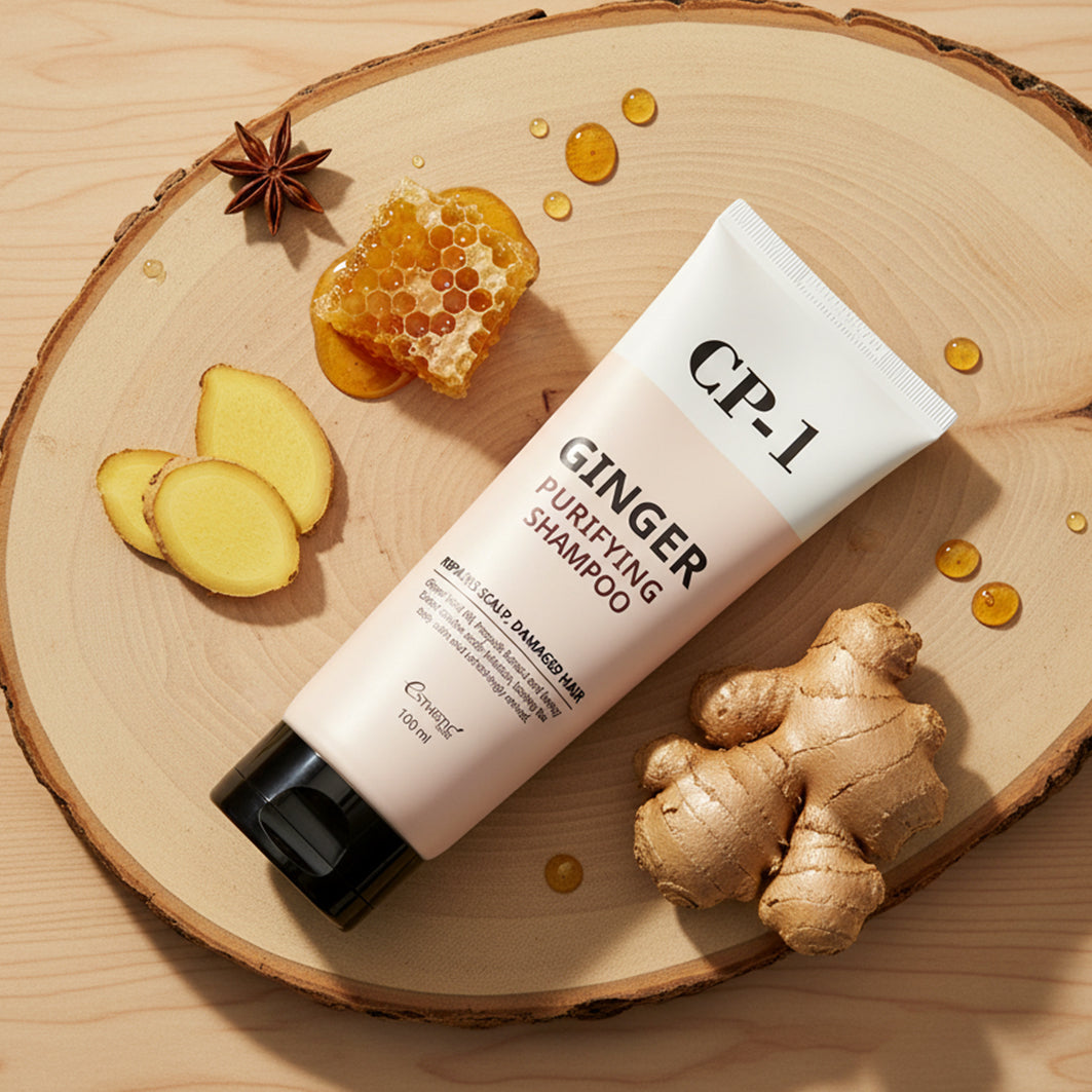 YABUKO Ingvera attīrošs matu šampūns CP-1 Ginger Purifying Shampoo ar ingvera ekstraktu matu un galvas ādas attīrīšanai