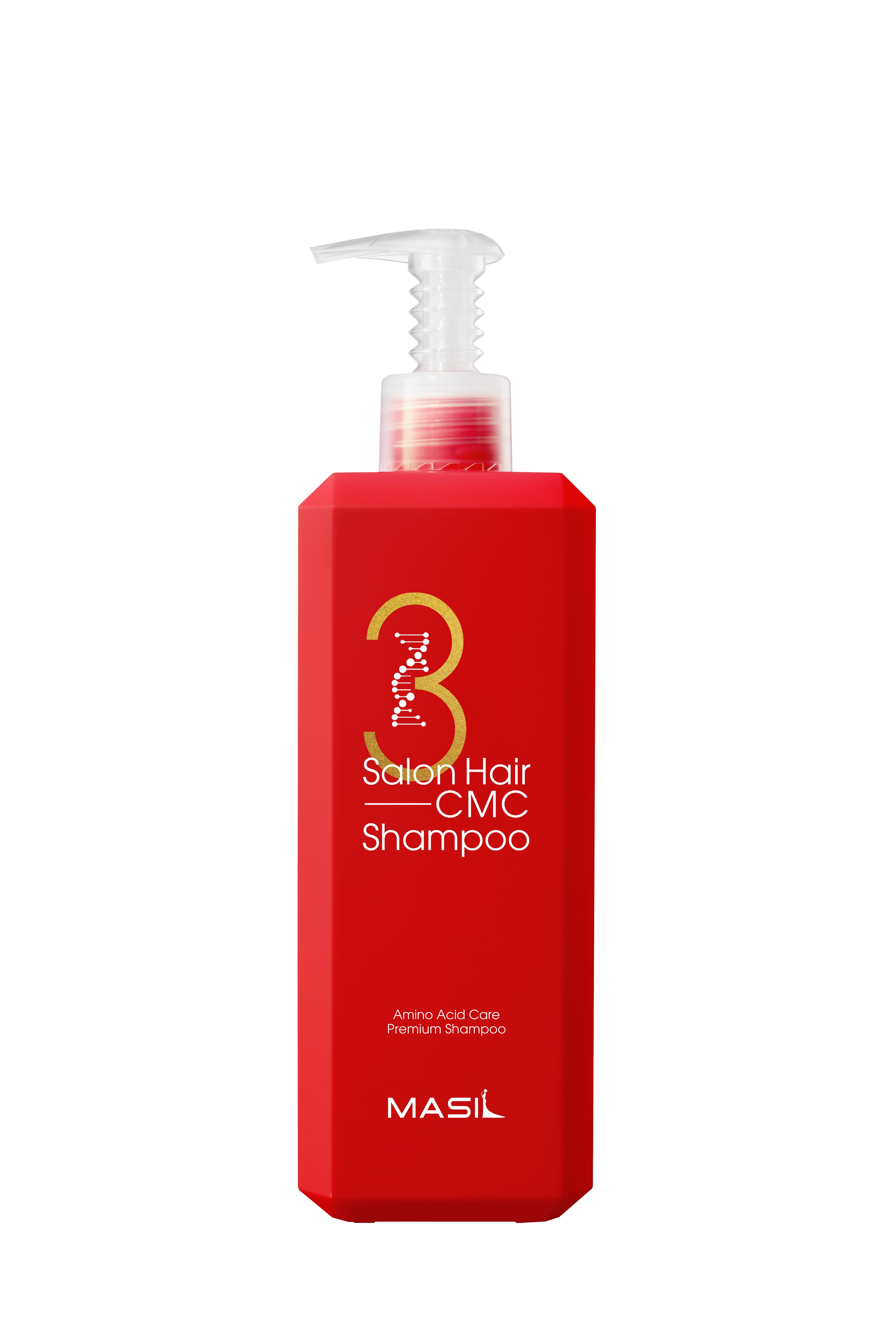 YABUKO Intensīvi barojošs matu šampūns Masil 3 Salon Hair CMC, 500ml, mitrināšanai un matu stiprināšanai