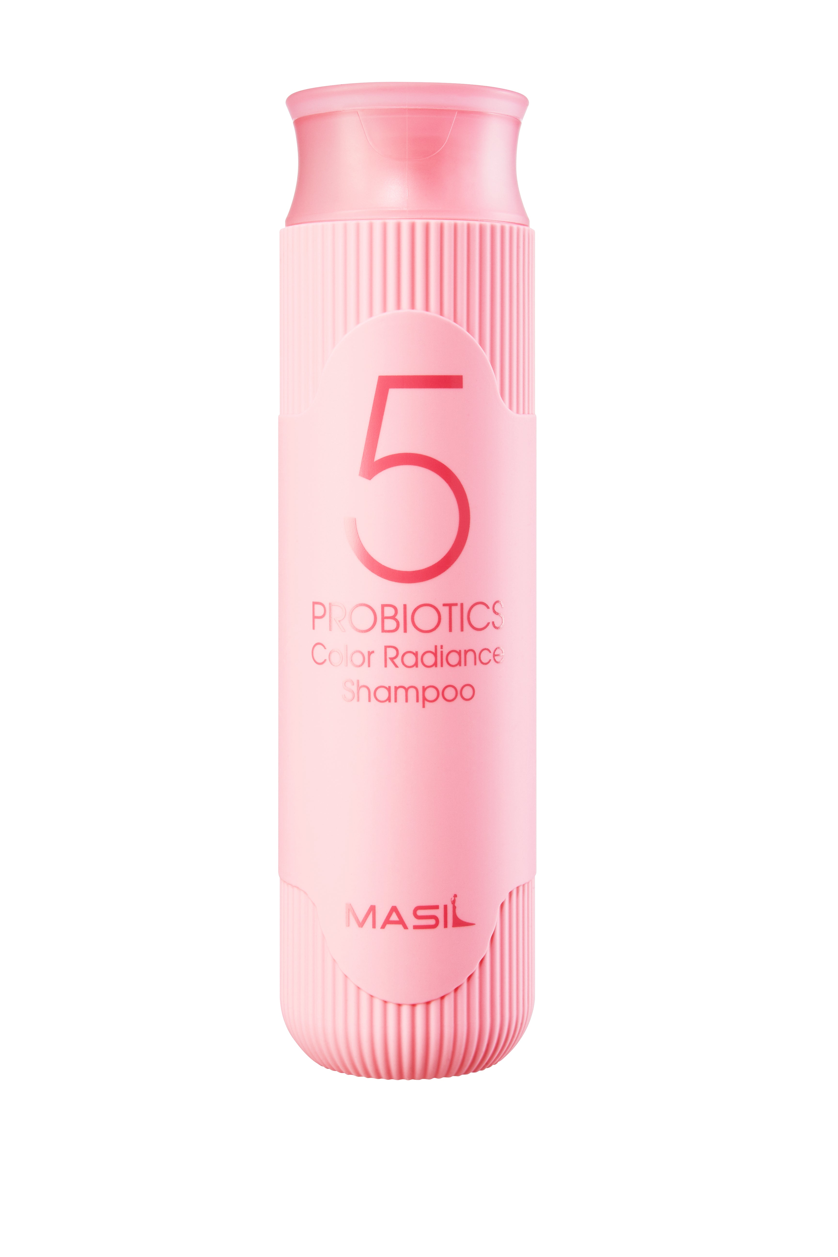YABUKO Krāsotu matu šampūns Masil 5 Probiotics Color Radiance ar dabīgām sastāvdaļām un spīdumu uzlabojošu formulu