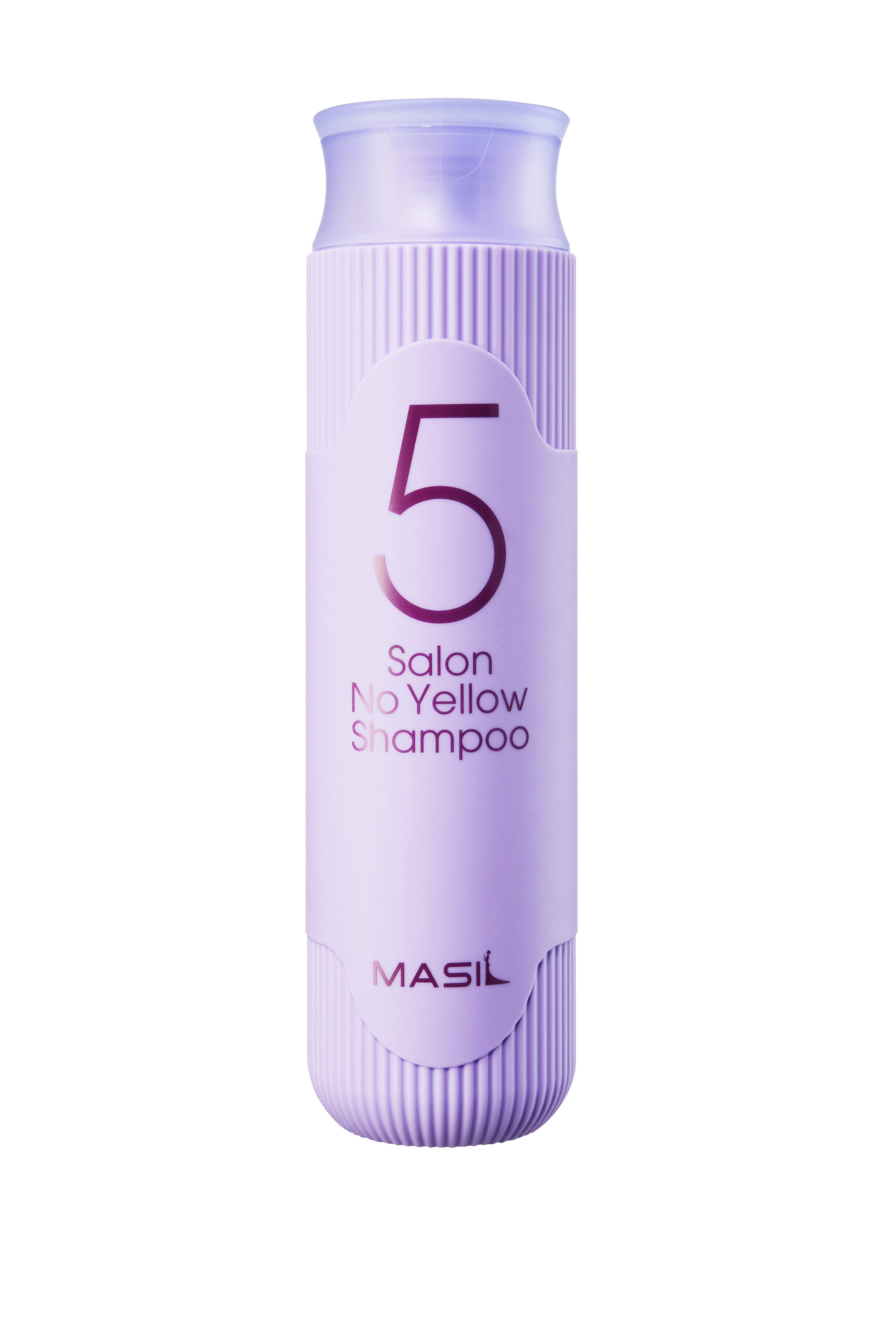 YABUKO Blondiem Matiem Neitrālizējošs šampūns Masil 5 Salon no dzeltēšanas, 300 ml, matu kopšanai ar neitrālo formulu