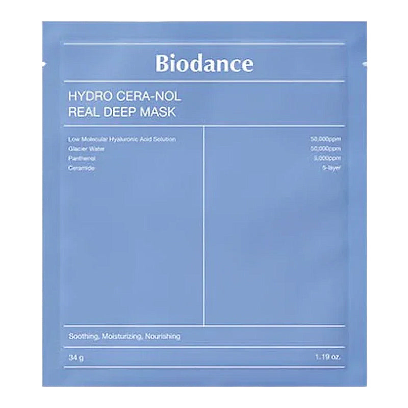 Mitrinoša sejas maska – BIODANCE Hydro Cera-Nol Real Deep Sheet Mask