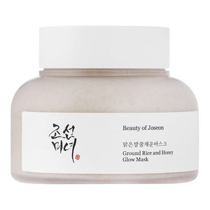 YABUKO Beauty of Joseon rīsu un medus sejas maska, 150 ml, gludinoša un mitrinoša seja ar dabas sastāvdaļām.