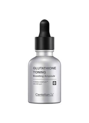 Sejas serums ar glutationu no Centellian24 Madeca un YABUKO, tonizējoša ampula ar serum tekstūru, bagātināta ar dabīgām sastāvdaļām.