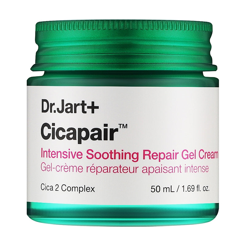 Nomierinošs Dr. Jart+ Cicapair krēms jutīgai ādai, 50ml, ar zaļās tējas ekstraktu un mitrinošām īpašībām.