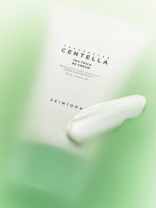 YABUKO SKIN1004 Madagascar Centella Tea-Trica B5 krēms ar 75ml, nomierinošs ādas kopšanas krēms ar Centella un B5.