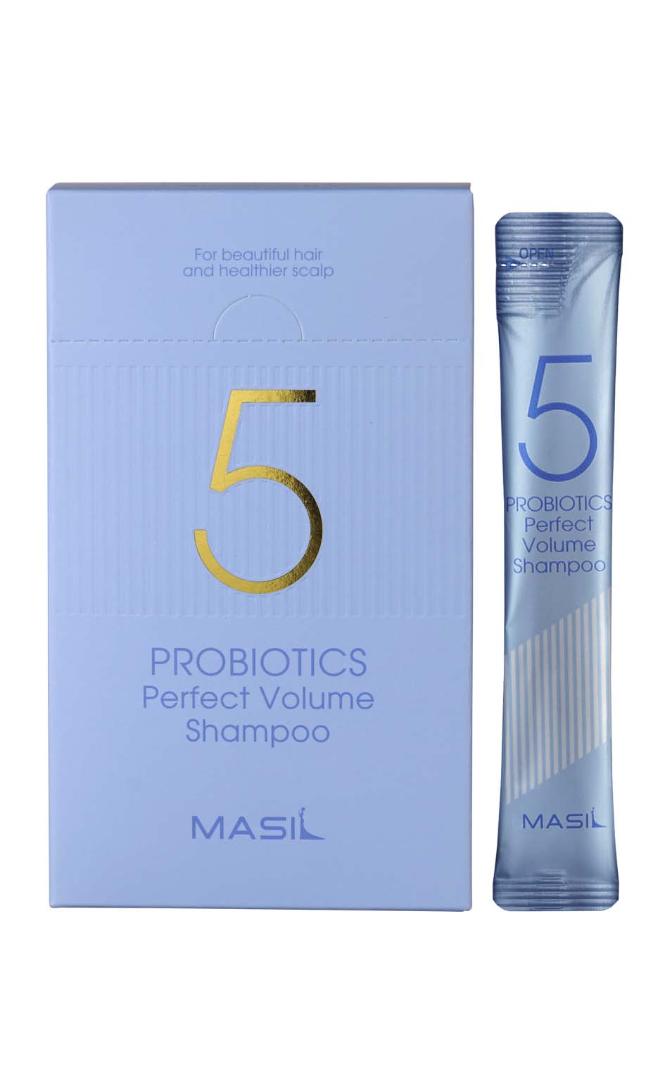 Apjoma Matu Šampūns Masil 5 Probiotics Perfect Volume