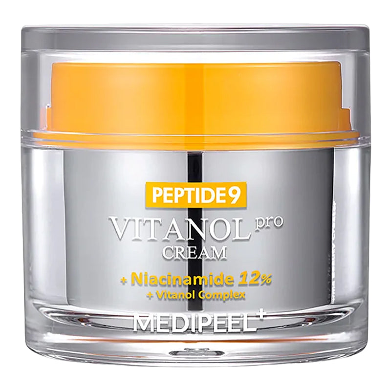 YABUKO MEDI-PEEL Peptide 9 Vitanol krēms ar peptīdiem un vitamīniem, 50 ml, sejas atjaunošanai un pret novecošanos.