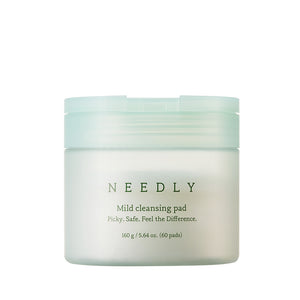 YABUKO maigi attīroši spilventiņi Needly Mild Cleansing Pad, 60 gab, piemēroti sejas tīrīšanai un maigas tekstūras.