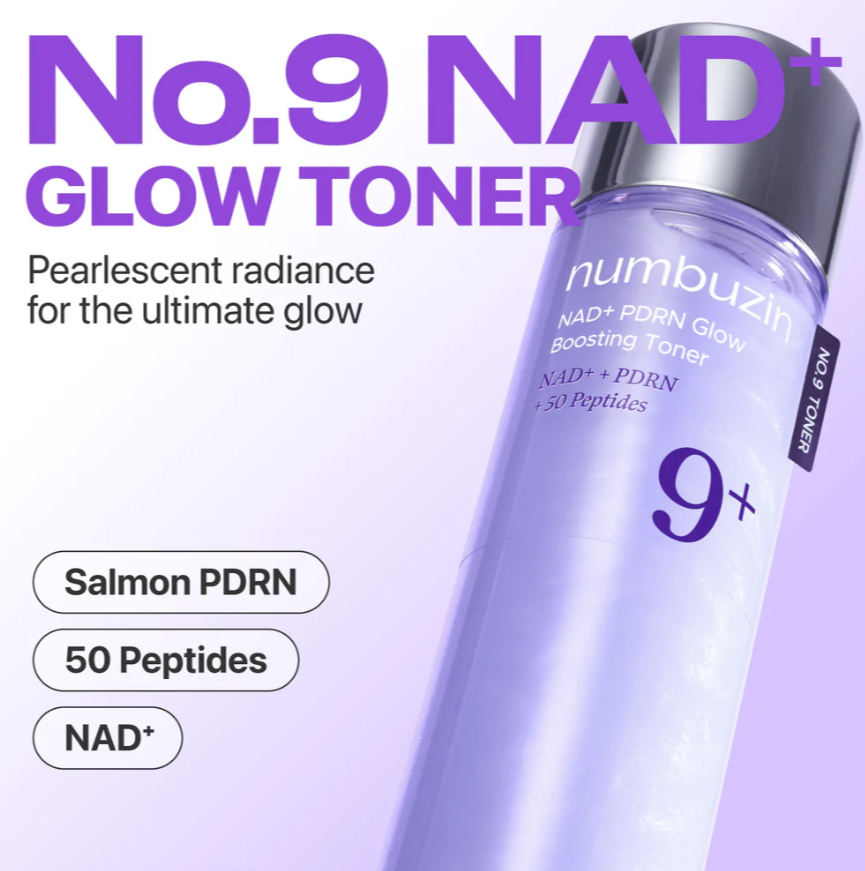 Mirdzuma Toniks Numbuzin No.9+ NAD+ PDRN Glow Boosting Toner