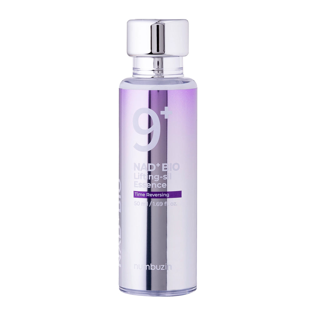 Liftinga Esence pret Grumbām Numbuzin No.9 NAD+ Bio Lifting-sil Essence