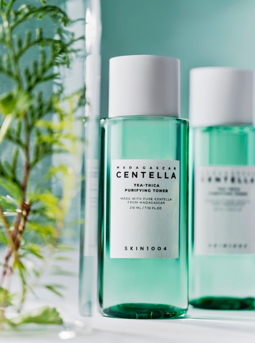 YABUKO SKIN1004 Madagascar Centella Tea-Trica attīrošs toniks, 210ml, ar nomierinošām sastāvdaļām un labu ādas attīrīšanai