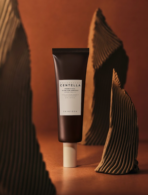YABUKO SKIN1004 Centella Probio-Cica Glow Saules ampula 50ml, ērti uzklājama ādas kopšanai ar mirdzumu un mitrināšanu