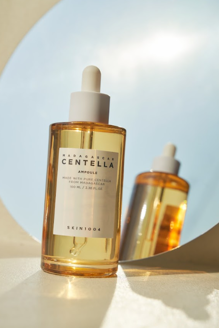 YABUKO SKIN1004 Madagascar Centella ampula, 100ml, ādai nomierinoša un mitrinoša ādas kopšanas līdzekļa iepakojums