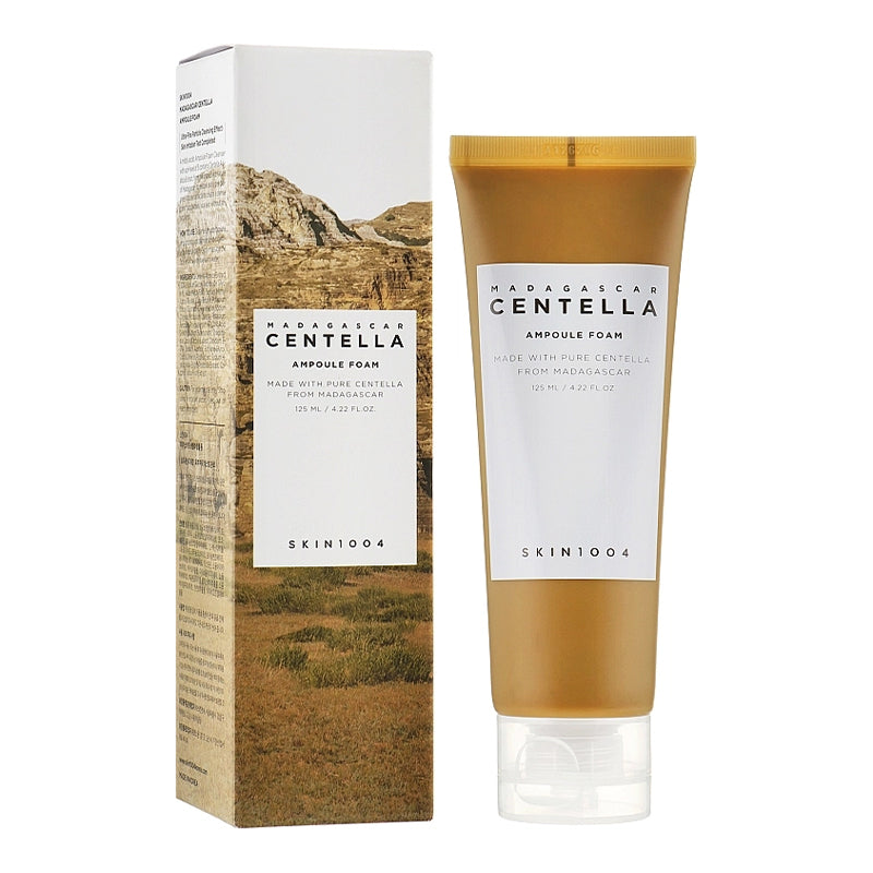 YABUKO SKIN1004 Madagascar Centella Ampoule Foam, 125ml, uzbriedinoša sejas kopšanas putu ar centellu un mitrināšanu