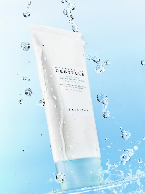 YABUKO SKIN1004 Centella Hyalu-Cica Water-Fit Saules Serums SPF50, 100ml, piemērots ādas mitrināšanai un aizsardzībai pret sauli