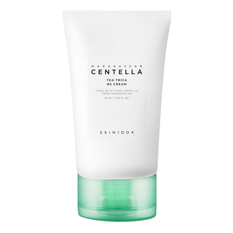 YABUKO SKIN1004 Madagascar Centella Tea-Trica B5 krēms 75ml, nomierinošs sejas krēms ar centellu un B5 vitamīnu.