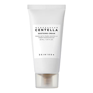 YABUKO SKIN1004 Madagascar nomierinošs Centella krēms 30ml, zema tekstūra ar zaļām aļģēm un relaksējošu iedarbību uz ādu.