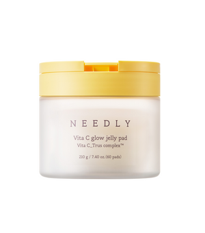 Sejas spilventiņi ar C vitamīnu NEEDLY Vita C Glow Jelly Pads, 60 gabali, ādas mirdzumam, YABUKO zīmola kosmētikas produkti